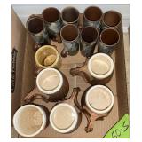 STONEWARE CUPS, CERAMIC MUGS