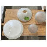 GLASS LAMP SHADE & GLOBES