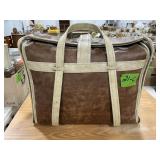MONTGOMERY WARD SEWING MACHINE W SOFT TRAVEL CASES