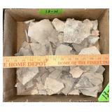 NATIVE AMERICAN CLAY POTTERY PIECES ï¿½ UNK ORIGIN