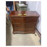 3 DRAWER DRESSER, HANDLES DAMAGED