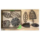 SAD IRONS AND TRIVETS