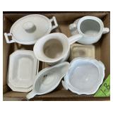 IRONSTONE SERVING DISHES