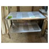 STAINLESS TABLE, 42"LX24"DX32"T