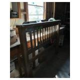 OAK HEADBOARD 65"W X 49"T
