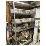 METAL SHELF 83" T X 48" W X 18"D