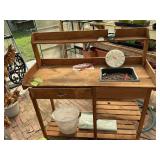 POTTING BENCH- 44"W X 18"D X 48"T