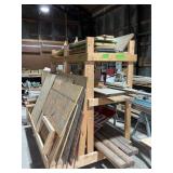 ROLL AROUND WOOD CADDY 66"TX72"LX49"W