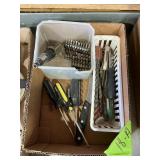 TOOLS, SCREWDRIVERS, BITS, MAIL POUCH