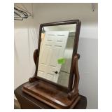 TABLE TOP MIRROR, WOODEN, 30"HX22"WX10"D