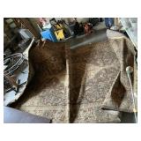 LARGE RUG, FRINGE- 110" LONG, 150" WIDE APPROX