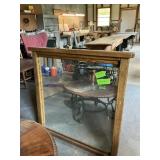 OAK FRAME MIRROR 43" X 42"