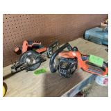 BLACK&DECKER CHAINSAW+CIRCULAR SAW 20V