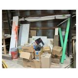 CONTENTS ON WALL, WOOD, PVC, BUCKETS