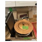 COPPER PAN - STAINLESS STRAINERS