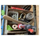 ROOFING HATCHET, ANCHOR BOLTS, SCREWS