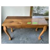 OAK HALL TABLE 43"W X 16"D X 25.5"T