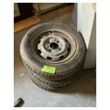 TIRES + RIMS 165R15 86T X3
