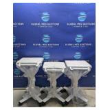 Lot of THREE NEW Ergotron EKG Stands