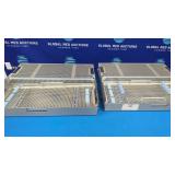 Lot of 2 Da vinci instrument Trays