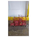 Lot of 10 Cardinal Health SharpSafety Floor Cart