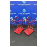 Lot of 2 Hazardous Trash Bin Containers