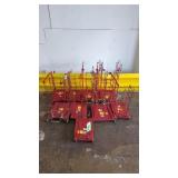 Lot of 9 Cardinal Health ShapSafety Floor Cart