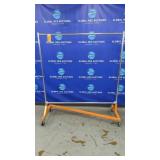 Heavy-Duty Double Rail X-Ray Lead Vest Rack