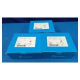 Lot of 3 Flexicare Laryngoscope Handle Cases