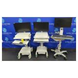 Lot of 3 Computer Workstation's