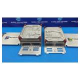 Lot of 2 Craniofacial Instrument Trays
