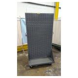 Uline Panel Double-Sided Louvered Bin Rack