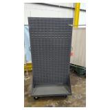 Uline Panel Double-Sided Louvered Bin Rack