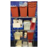Lot of Various Medical Containers