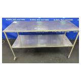 Blickman Stainless Steel Mobile Table