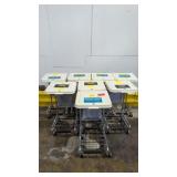 Lot of 8 Soiled Linen/ Trash Carts