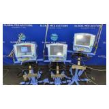 Lot of 3 Vela CareFusion T Bird Series Ventilator