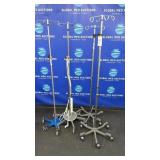 Lot of 4 IV Stands
