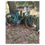 Teal Vintage-Style Bicycle With 26-Inch Wheels