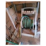 Plastic Garden Hose Reel Cart with Hose