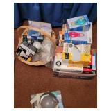 Light Bulbs and Fixtures in Basket