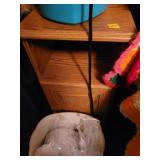 Two-Shelf Wood Veneer Side Table