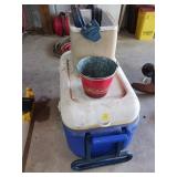 Igloo Coolers and Metal Bucket Lot