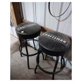 2 TIMES BID Two Craftsman Branded Metal Stools