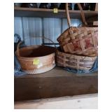 Three Woven Baskets