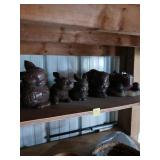 Ceramic Animal and Tractor Figurines