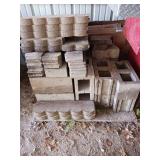 Pallet of Concrete Blocks and Edging