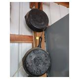 Two Cast Iron Skillets