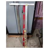 T-Square, 4-Foot Level, and 2-Foot Level