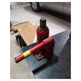 Red Hydraulic Bottle Jack